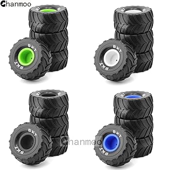 hpi モンスタートラック用タイヤ Amazon | Chanmoo 1/8 RC モンスタートラックタイヤと17mm 六角